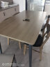 木月北欧餐桌椅现代简约大小户型橡胶木实木餐桌长方形饭桌 一桌四椅 【1.6米】 实拍图