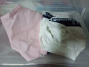 革斤威运动丁字裤性感棉纯低腰无痕简约字母腰带隐形T裤女士内裤 组合一蓝粉白 XL 实拍图