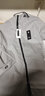 啄木鸟夹克男外套中长款韩版潮流中青年男士春秋季休闲连帽男装 灰色加绒 2XL 实拍图