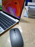 格宝龙无线鼠标静音可充电滑鼠macbook办公商务平板ipad蓝牙双模笔记本电脑男女手机通用 格宝龙 科技灰/充电版【超长续航+无线+2.4G连接】 实拍图