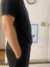 拇指白小T【三防T】二代短袖t恤男女纯棉夏季圆领白小丅打底衫小白t 【单件体验】男款-墨黑 M 实拍图