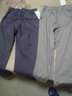 守约贤者薄款春秋季休闲裤男士宽松直筒长裤子多口袋纯棉阔 冬款1226深灰色 XL(建议体重125-140斤) 实拍图