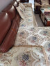 宝跃 欧式沙发垫坐垫子贵妃123四季通用美式沙发巾靠背巾扶手巾定做 欧丽莎/金色 抱枕套45*45不含芯 实拍图