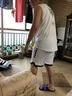 贵娇儿（GUIJIAOER） 美式运动裤男透气篮球裤假两件健身训练短裤   进阶精英黑短裤 3XL(185-195高.175-210斤) 实拍图