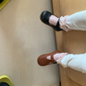 卡特兔女童皮鞋春款小皮鞋小女孩公主鞋软底幼儿园演出鞋校园玛丽珍 黑色 23 内长14.0cm  脚长13.0-13.5 实拍图