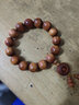 一生一木 印尼天然透光帝王血龙木手串男红木佛珠全透冰种高油木料木质红花梨原木手珠情侣男士女款木珠 (15mmx15颗 男女款) 实拍图