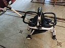 恩曜双胞胎溜娃神器双人轻便折叠婴儿推车四轮避震大小二胎推车大脚踏 白色【可拆座椅可折叠铝合金车架】 实拍图