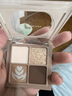 卡姿兰（Carslan） 奶咖四色眼影盘大地色懒人眼影粉质细腻易上色防水汗持妆不飞粉 01#脏脏摩卡（经典大地色系） 实拍图