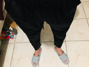 雅鹿【2条装】休闲裤男夏季薄款男士透气束脚小脚冰丝速干裤子九分裤 灰色束脚+黑色小脚 L 【推荐体重90-110斤】 实拍图