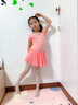 艾舞戈儿童舞蹈服夏季练功女童跳舞衣幼儿园宝宝连体芭蕾舞裙中国舞服装 【升级】藕粉-短袖 130 码 高110-120cm重38-48斤 实拍图