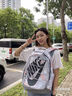 耐克（NIKE）官方网舰店男女包新款中性休闲运动包电脑包双肩背包学生训练书包 蓝色双肩包/送文具包/45*30*13cm MISC 实拍图