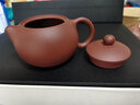 古悦堂 宜兴名家纯全手工紫砂壶 茶壶茶具刻绘底槽清西施壶 套装光素款 200ml 实拍图