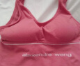 俞兆林美背吊带运动背心女外穿潮带胸垫打底无钢圈文胸健身收腹内衣薄款 705字母款 红色1件 均码 （80-125斤） 实拍图