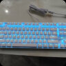 MageGee MK-STAR 吃鸡游戏机械键盘 87键迷你机械键盘 便携办公键盘 台式笔记本电脑键盘 白色蓝光 红轴 实拍图