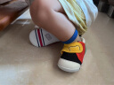 卡特兔学步鞋男宝宝儿童软底机能鞋婴儿女童宝宝婴幼儿宝宝童鞋 红黄蓝（春夏网眼） 内长12cm（适合脚长11.5cm） 实拍图