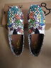 汤姆斯（Tt＆Mm）女鞋复古个性手绘涂鸦帆布鞋女韩版潮流休闲懒人一脚蹬玛丽布鞋 白色 39 实拍图