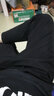 威廉马奇 休闲裤男小脚九分裤男哈伦裤春秋季男士裤子胖子宽松港风9分裤 黑色小脚 夏季款（0220） L 实拍图