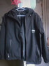 JEEP SPIRIT吉普外套男连帽秋冬季夹克男士休闲男装上衣服 蓝色加绒 L 实拍图