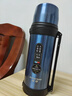 雄泰（XiongTai） 雄泰保温杯男女水杯子大容量商务户外保冷瓶车载旅行壶1200ml 蓝色1200ml 实拍图