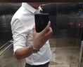 马尼亚袋鼠（MANIYADAISHU）长袖衬衫男装经典商务职业装男士西装衬衣男修身正装白衬衫男纯色 白色 40码（XL） 实拍图