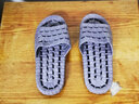 香缘树 浴室拖鞋酒店漏水镂空速干洗澡拖鞋男女情侣家用夏天防滑凉拖鞋 藏青 42/43(建议41-42码穿) 实拍图
