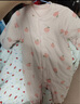 童泰婴儿秋冬衣服夹棉爬服0-1岁宝宝棉服连体衣哈衣 粉色苹果 80cm 实拍图