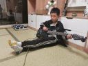 ANM电吉他单摇ST专业级 成人初学者入门电吉他乐器送教程 N599演奏款-闪电黑（带30w音箱+失真音色） 实拍图