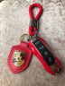 适用于保时捷改装钥匙扣911卡宴macan帕拉梅拉盾牌扣汽车钥匙挂扣 保时捷钥匙扣【红色】1个 晒单实拍图