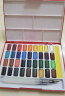 辉柏嘉（Faber-castell）固体水彩36色 固体颜料 水彩颜料 画笔套装 升级版（配自来水笔+吸水海绵条）576036 晒单实拍图