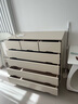 鲁菏鑫森斗柜 实木斗柜现代简约卧室客厅抽屉式收纳柜子储物柜 象牙白宽七斗【经典款】 实拍图