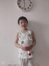 小素材婴儿背心新生幼儿宝宝儿童马甲护肚吊带纯棉夏季薄款男童女童春秋 星月云朵粉 90cm（1岁半-3岁） 实拍图