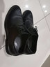 卡帝乐鳄鱼（CARTELO）男士婚鞋经典商务正装鞋低帮系带内增高皮鞋Z9273 黑色 43 实拍图