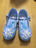 蓓然美（BeiRanMay）爱莎公主鞋夏女童2025儿童水晶鞋子艾莎公主鞋小女孩生日高跟鞋 浅蓝色 31 /鞋内长19.5cm 实拍图