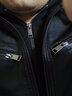 POWO长袖免烫易打理抗皱衬衣男士正装修身深蓝商务休闲韩版白色衬衫 深蓝色 41 码（适合135-150斤） 实拍图