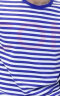 吉普（JEEP）夏季海魂衫男士条纹短袖t恤圆领宽松打底衫纯棉海军衫半袖水手服 蓝色 男3XL码【165-180斤】 晒单实拍图