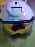 摩雷士摩托车头盔S30半盔四分之三盔男女四季双镜片电动车安全帽 S30蒂芙尼 S 实拍图