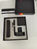 毕加索（pimio） 钢笔礼盒装T908男女士商务办公美工笔学生用签字笔可刻字定制 黑色+笔袋套装（0.5mm） 实拍图