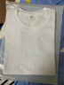 迪贝狼短袖体恤男新款夏季男士短袖T恤韩版宽松学生男圆领潮流体恤半袖衣服男装 纯色白 M 建议 100/120斤 实拍图