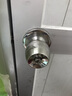 固特不锈钢球形锁室内门锁房门卫生间把手老式球锁圆形锁具 拉丝中心距60=锁舌50（短舌） 实拍图
