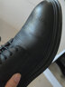 稻草人皮鞋男士正装鞋子男商务休闲鞋男 72014 条纹黑 44 实拍图