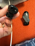 LENSGO 朗诗歌318C无线领夹麦克风话筒迷你降噪直播主播苹果小蜜蜂苹果手机单反相机收音电脑录音设备 318C黑色 实拍图