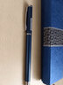 得力（deli） S82金属笔杆重手感0.5水笔签字笔碳素高档男女士中性笔公司礼品笔免费定制logo 宝蓝色外壳+蓝色礼盒 实拍图