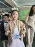 迪士尼（Disney）女童连衣裙儿童爱莎公主网纱裙小女孩节日表演裙 HXM092粉色140cm 实拍图