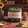 金正（NINTAUS） 干果机家用烘干机食品水果蔬菜烤干机宠物肉类食物脱水风干机小型 绿色双旋钮款5层（温控更精准） 实拍图