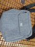 七匹狼单肩包男休闲多功能背包mini小斜挎包包织布男士商务轻便背包 浅灰色大号【宽22*厚8*高25】 实拍图