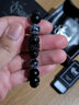 古西GUXI【黑武士】黑曜石手链男生高级感紫水晶情侣手串珠子饰品礼物 夜·隐-雪花石-10mm M码 推荐手围16-17cm 实拍图