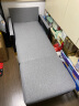 林氏家居原林氏木业折叠沙发床两用客厅新款多功能可伸缩单人床LS182 仿棉麻海绵|浅灰0.85m 实拍图