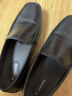 莱尔斯丹春夏新款商务休闲低帮乐福鞋司机鞋男皮鞋4MM70401 黑色 BKL 40 晒单实拍图