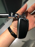 迪加伦 宝马钥匙包 新3系 5系 X1 X3 X4 X5 7系 6系GT刀锋汽车钥匙扣套壳改装男女 A款--金属漆皮纹极光银+黑白绳 宝马五系5系525LI 530LI 730 320 实拍图