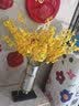 初见欧式花瓶插花仿真花水培工艺品餐桌摆件客厅玻璃摆设家居软装饰品 储水玻璃花瓶大号+8支花艺 实拍图
